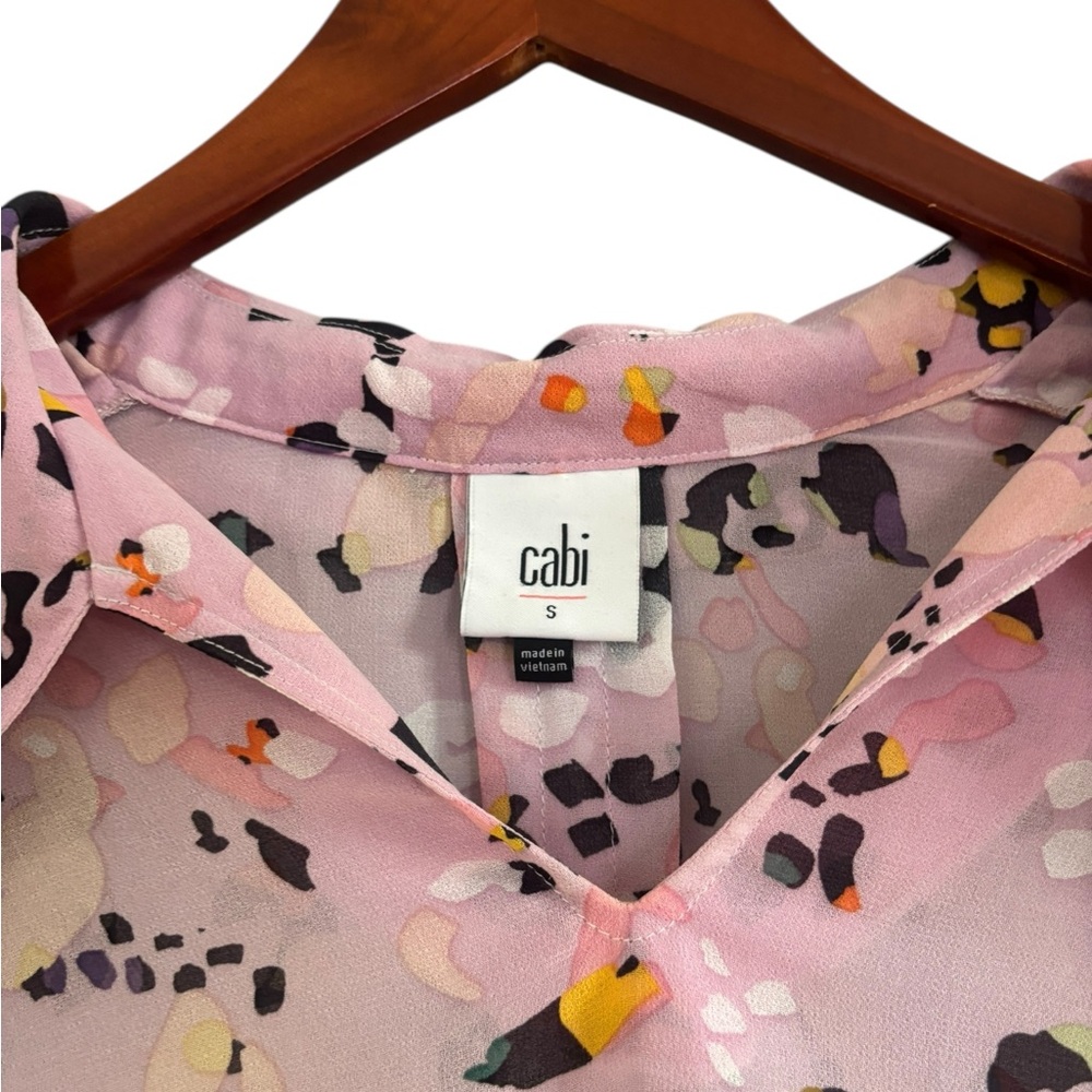 CAbi Pounce Top Pink Exotic S - Picture 5 of 8